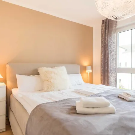 Quarto em Acomodações Particulares Penthouse Strandduene Mit Meerblick